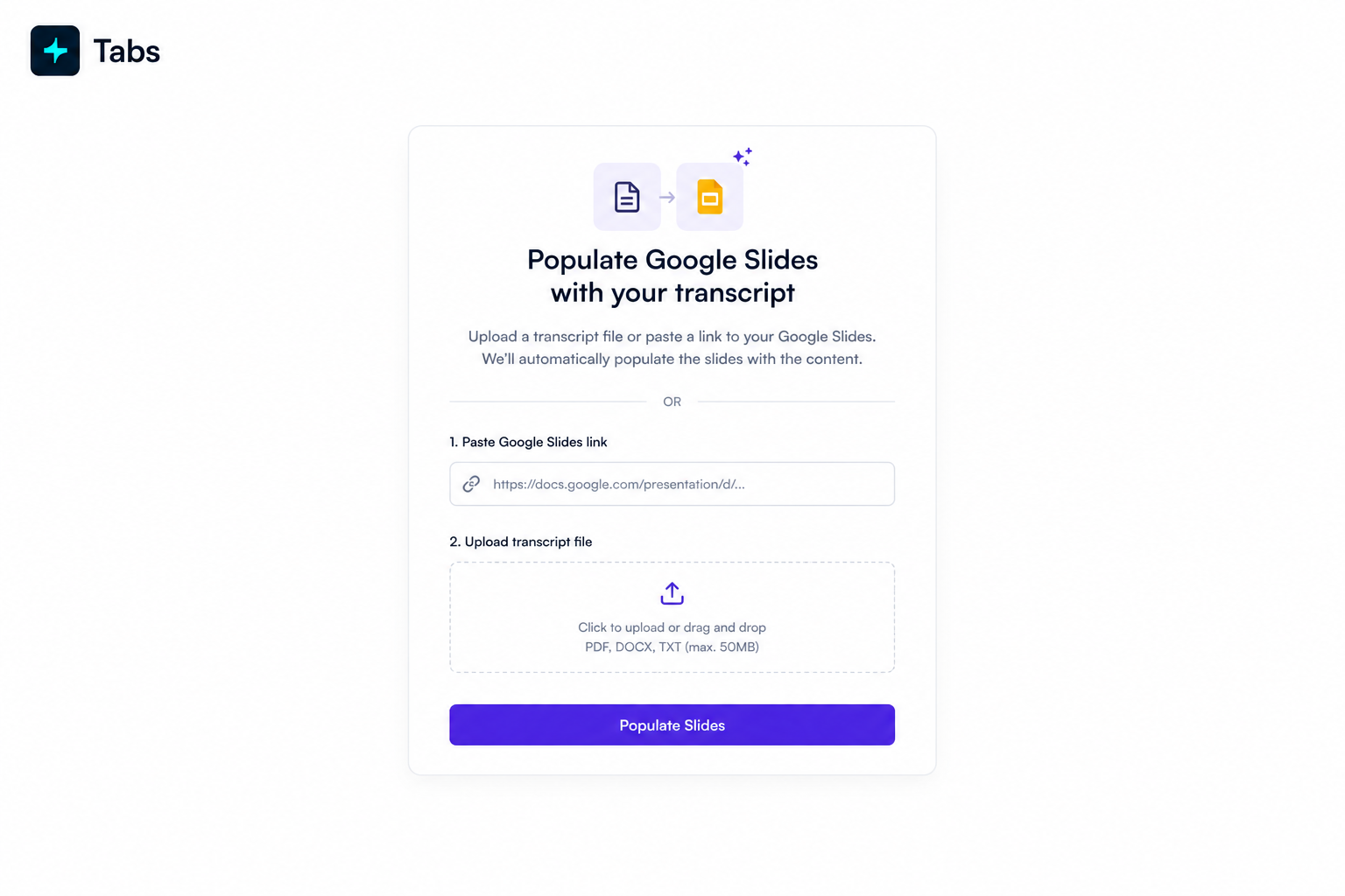 Super Power Slides — AI-Powered Onboarding Deck Generator